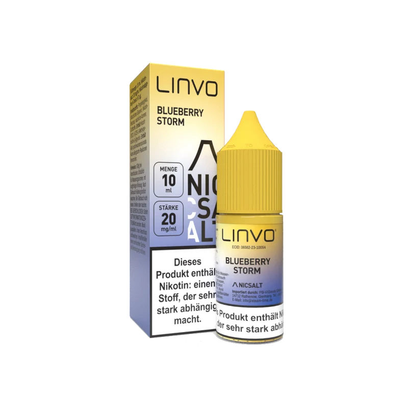 Linvo Blueberry Storm Nikotinsalz Liquid - Blaubeere Slushie 20mg/ml