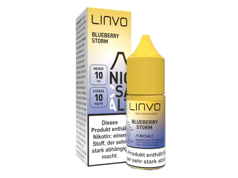 Linvo Blueberry Storm Nikotinsalz Liquid - Blaubeere Slushie 20mg/ml