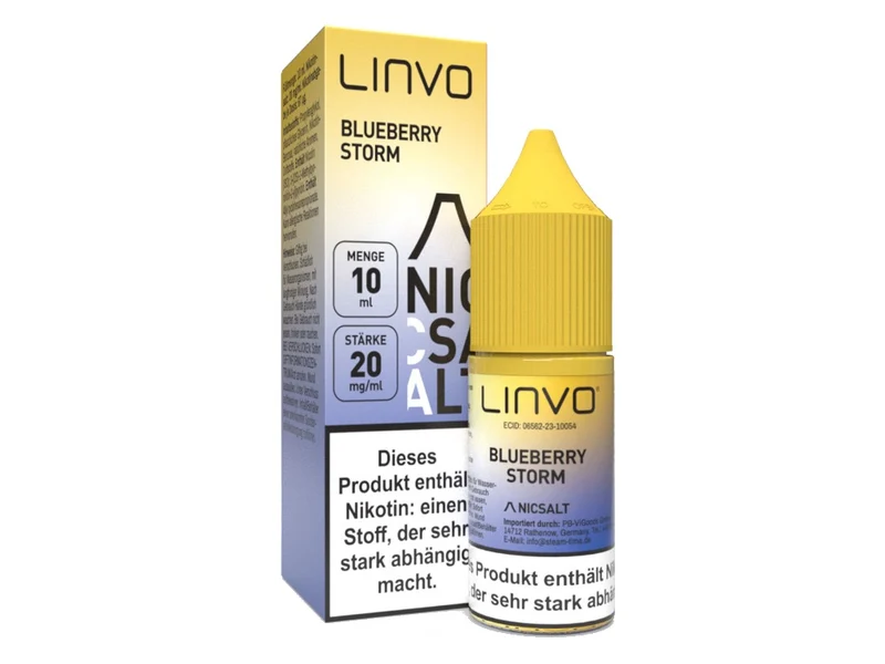 Linvo Blueberry Storm Nikotinsalz Liquid - Blaubeere Slushie 20mg/ml