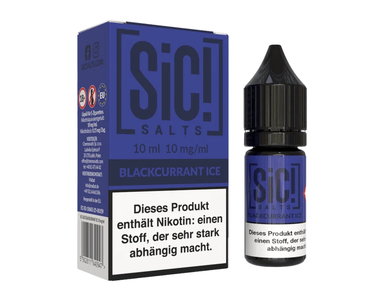 SiC! Salts - Nikotinsalz Liquid - Blackcurrant Ice