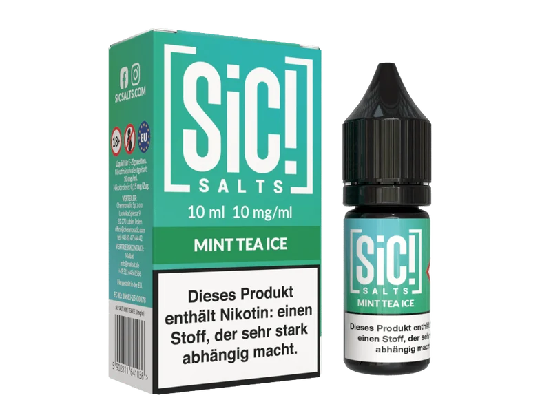 SiC! Salts - Nikotinsalz Liquid - Mint Tea Ice
