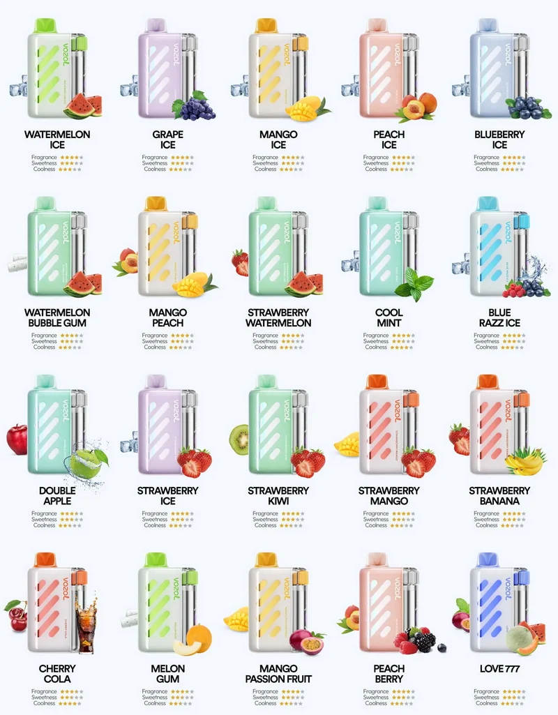 VOZOL Vista 40000 Puffs Wiederaufladbarer Einweg Kit 20ml (40K Puffs) - 💥 Nehme 4 Zahle NUR 3! + Ab einem Einkauf von 100€ 2 Mystery Gratis💥