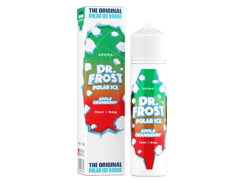 Dr. Frost - Polar Ice Vapes - Apple Cranberry - Longfill Aroma 10ml (60ml Flasche)