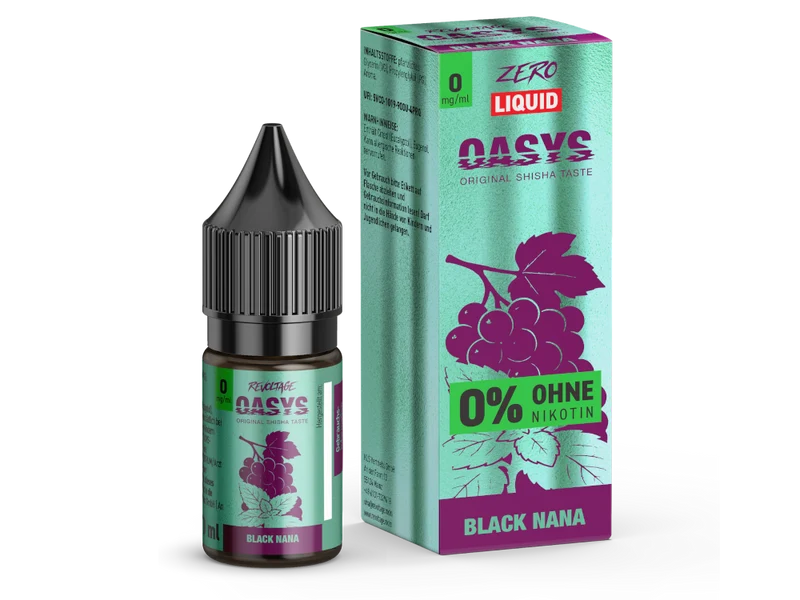 Revoltage OASYS - Black Nana - 10ml Fertigliquid (Hybrid Nikotinsalz)