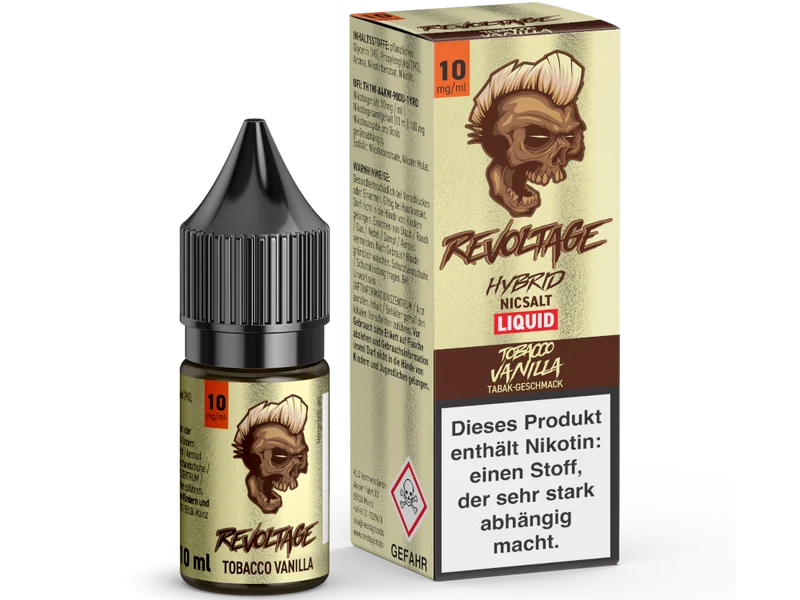 Revoltage - Tobacco Vanilla - 10ml Fertigliquid (Hybrid Nikotinsalz)