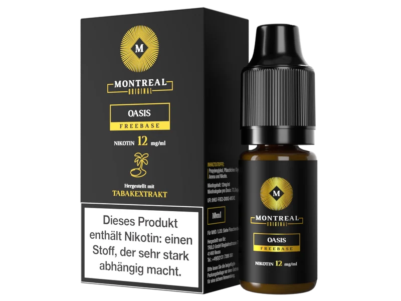 Montreal Original - Oasis - 10ml Fertigliquid (Nikotin)