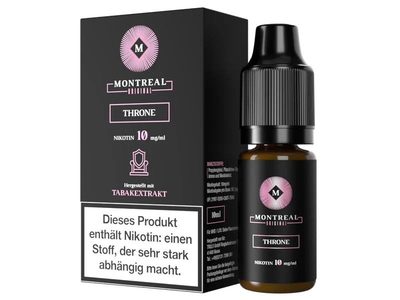 Montreal Original - Throne - 10ml Fertigliquid (Nikotinsalz)