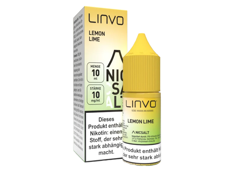 Linvo - Lemon Lime - 10ml Fertigliquid (Nikotinsalz)