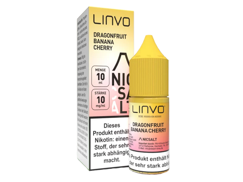 Linvo - Dragonfruit Banana Cherry - 10ml Fertigliquid (Nikotinsalz)