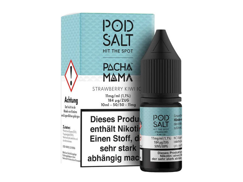 Pod Salt Fusion Strawberry Kiwi Ice Nikotinsalz Liquid