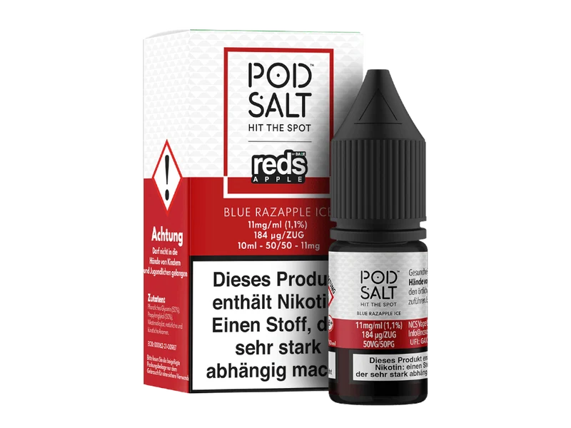 Pod Salt Fusion Blue Razapple Ice Nikotinsalz Liquid