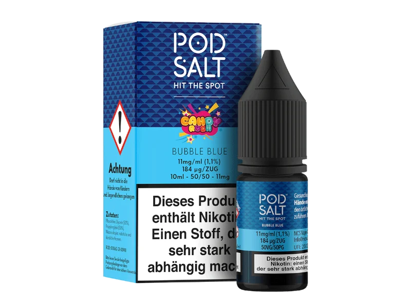 Pod Salt Fusion Bubble Blue Nikotinsalz Liquid