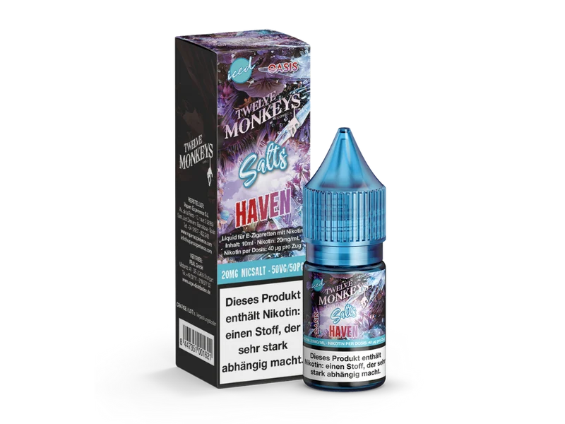 Twelve Monkeys Iced Haven Nikotinsalz Liquid