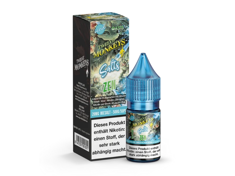 Twelve Monkeys Iced Zen Nikotinsalz Liquid