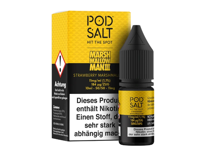 Pod Salt Fusion Marshmallow Man 3 Nikotinsalz Liquid