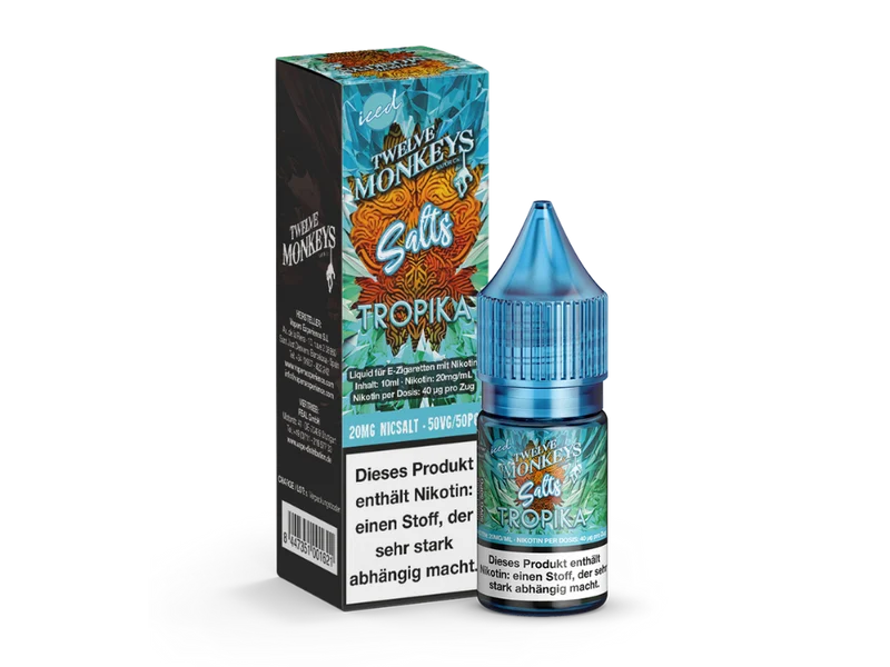 Twelve Monkeys Iced Tropika Nikotinsalz Liquid