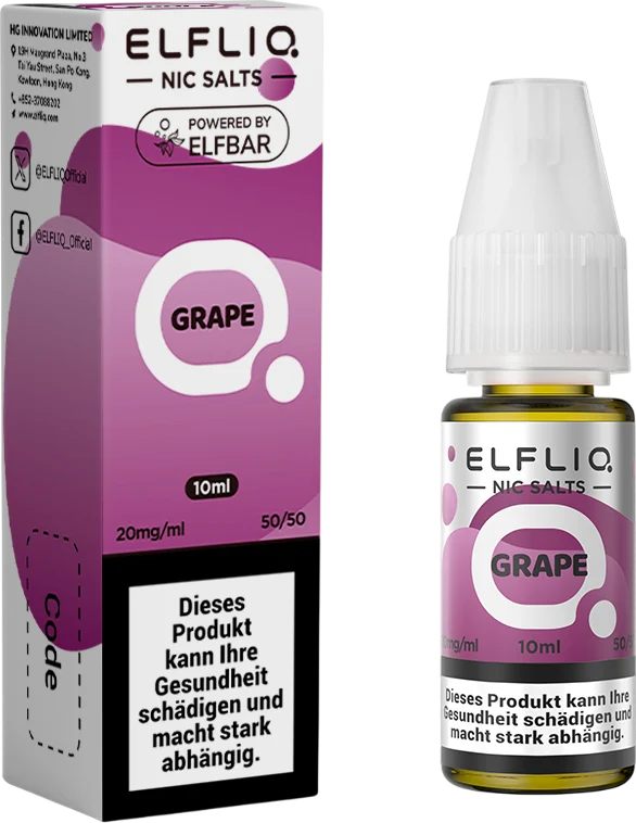 Elfbar Elfliq Grape 20mg 10ml