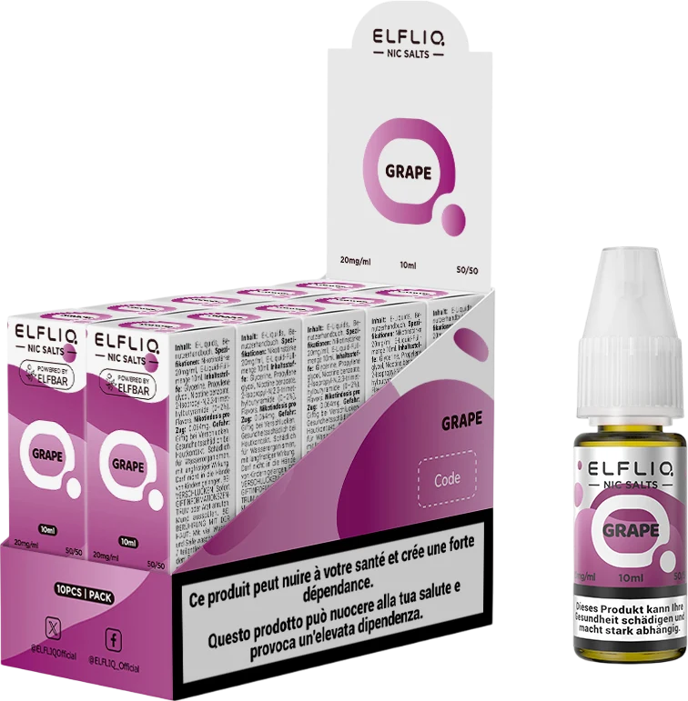 Elfbar Elfliq Grape 20mg 10ml