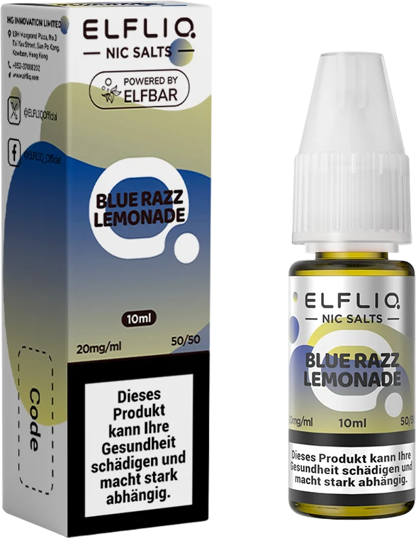 Elfbar Elfliq Blue Razz Lemon 20mg 10ml