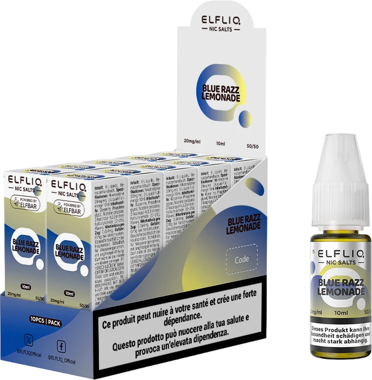 Elfbar Elfliq Blue Razz Lemon 20mg 10ml