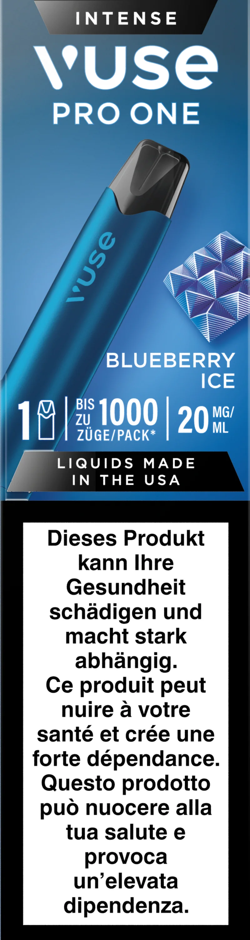 Vuse Pro One Pen Blueberry Ice 20mg