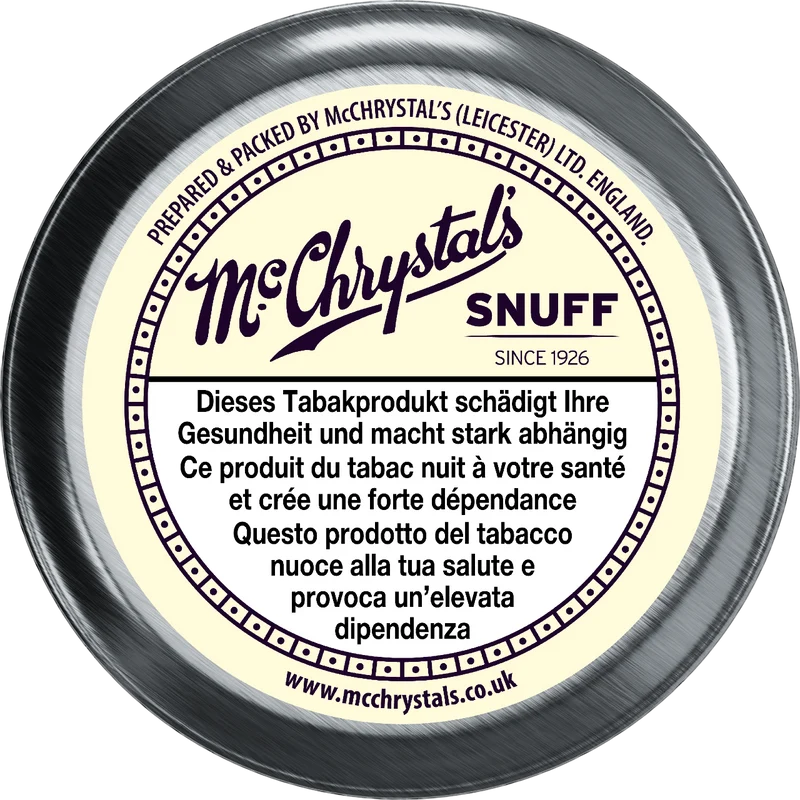 Snuff Mc Chrystal Original & Genuine 10g