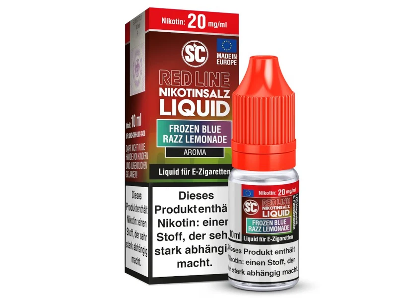 SC Red Line Frozen Blue Razz Lemonade Nikotinsalz Liquid - 10 ml