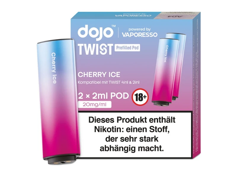 Vaporesso - Dojo - Twist Pod 20 mg/ml (2 Stück pro Packung) - Blueberry Cherry Cranberry