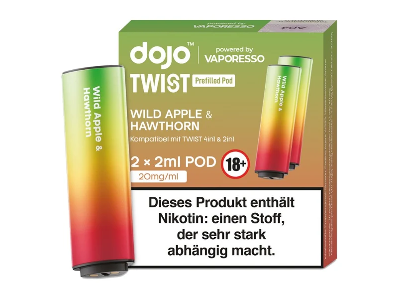Vaporesso - Dojo - Twist Pod 20 mg/ml (2 Stück pro Packung) - Blueberry Cherry Cranberry