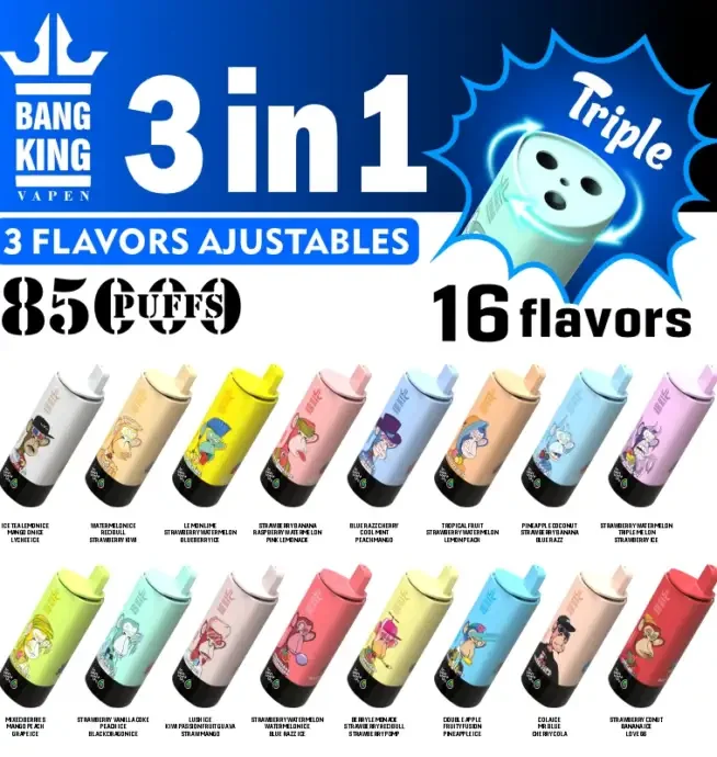 Bang King Triple 85K 3in1 Einweg Kit (85000 Puffs)