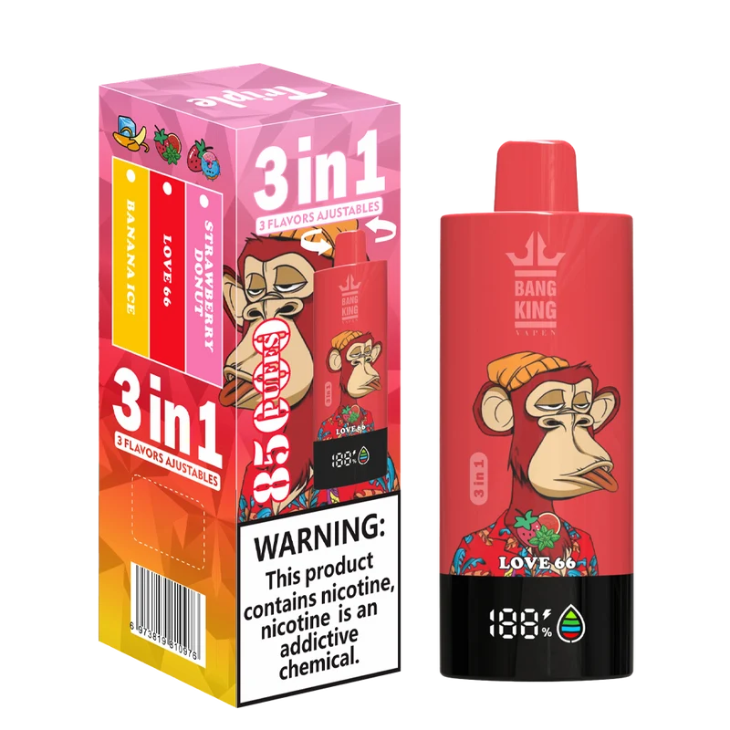 Bang King Triple 85K 3in1 Einweg Kit (85000 Puffs)