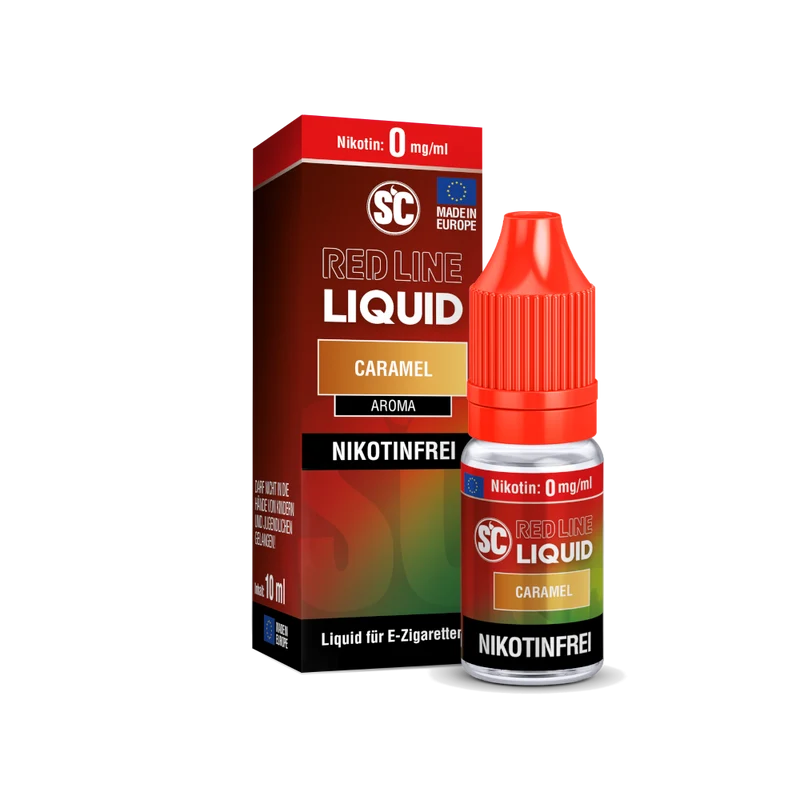 SC Red Line Caramel Nikotinsalz Liquid – Intensives Karamell Aroma