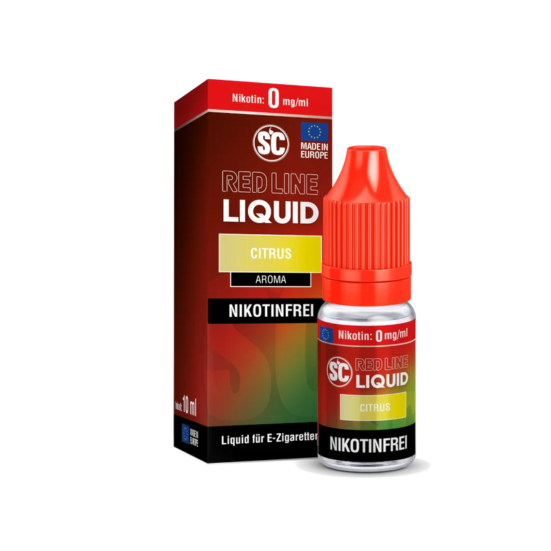 SC Red Line Citrus Nikotinsalz Liquid – Intensiver Zitrusgeschmack 10ml