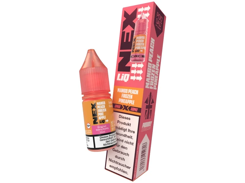 Pod Salt NexLiq Nikotinsalz Liquid – Mango Peach Frozen Pineapple 10ml