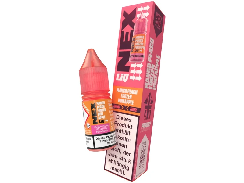 Pod Salt NexLiq Nikotinsalz Liquid – Mango Peach Frozen Pineapple 10ml