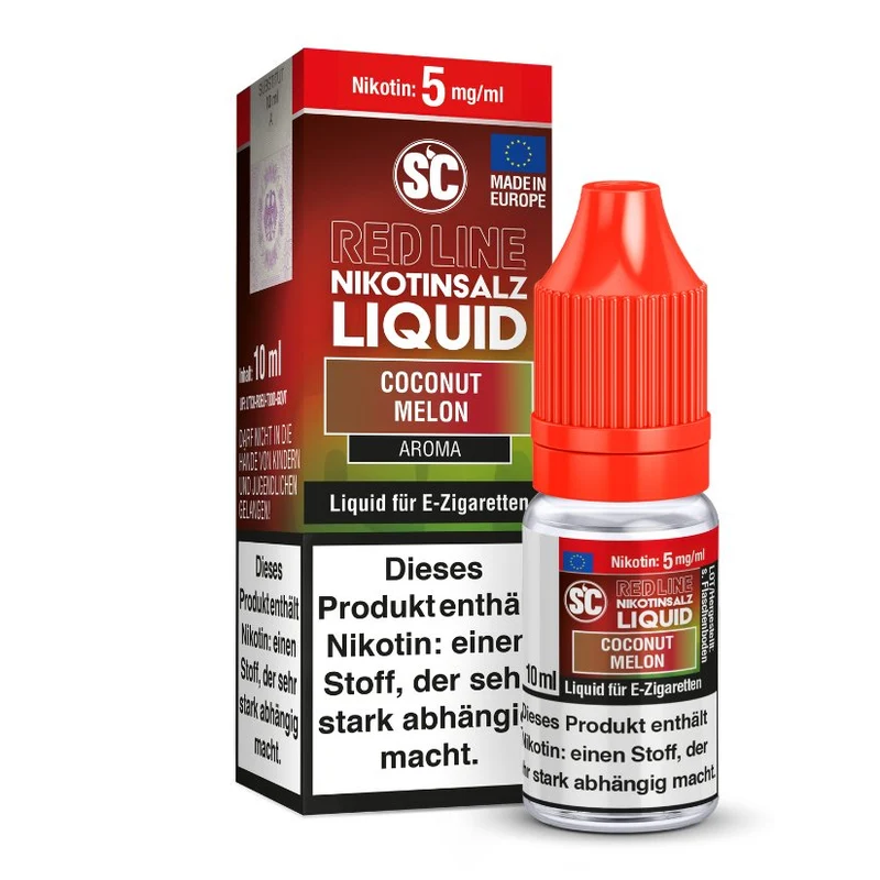SC Red Line Coconut Melon Nikotinsalz Liquid – Fruchtiges Aroma 10ml