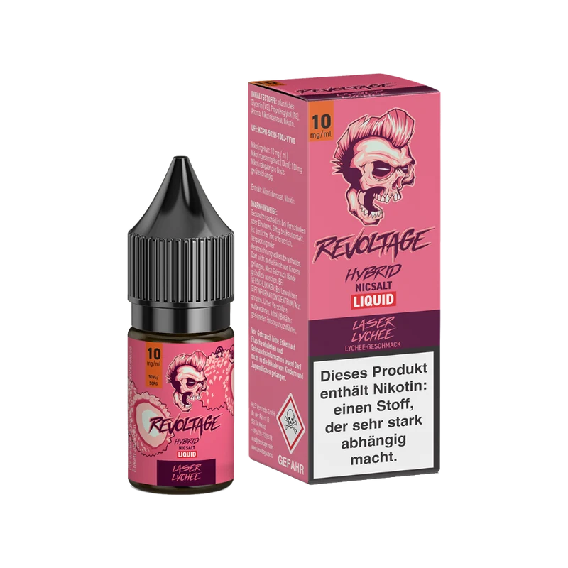 Revoltage - Hybrid Nikotinsalz Liquid - Laser Lychee