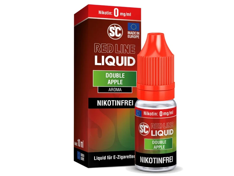 SC Red Line Double Apple Nikotinsalz Liquid – Apfel & Menthol Aroma