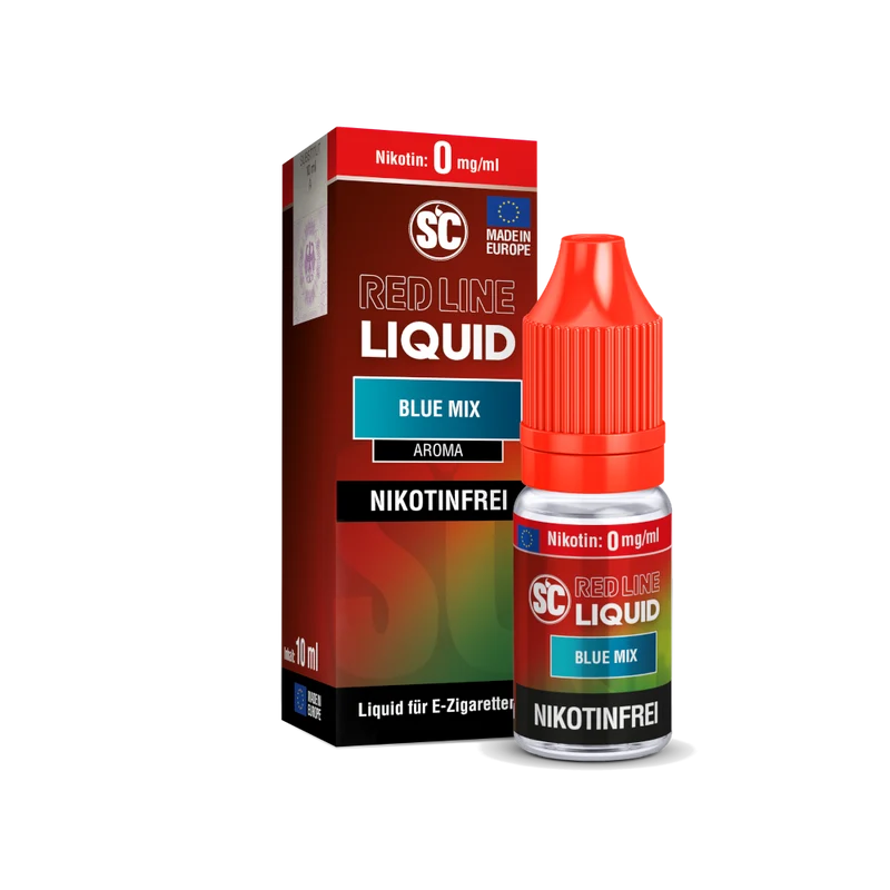 SC Red Line Blue Mix Nikotinsalz Liquid – Beerenmix & Menthol (10ml)