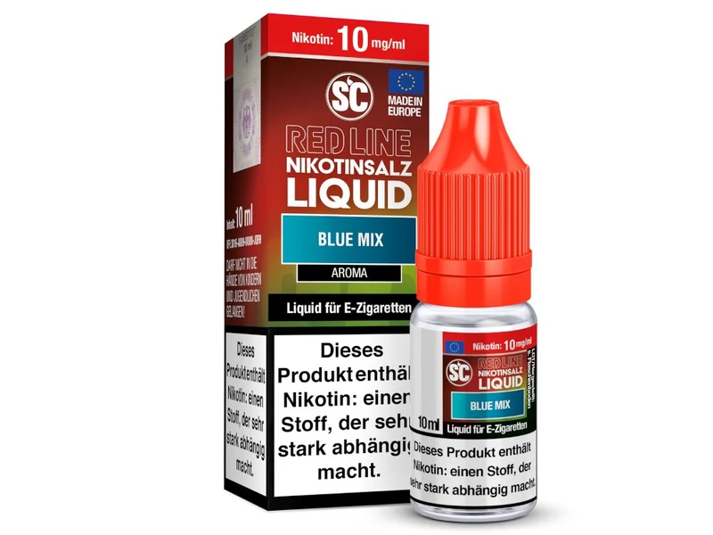 SC Red Line Blue Mix Nikotinsalz Liquid – Beerenmix & Menthol (10ml)