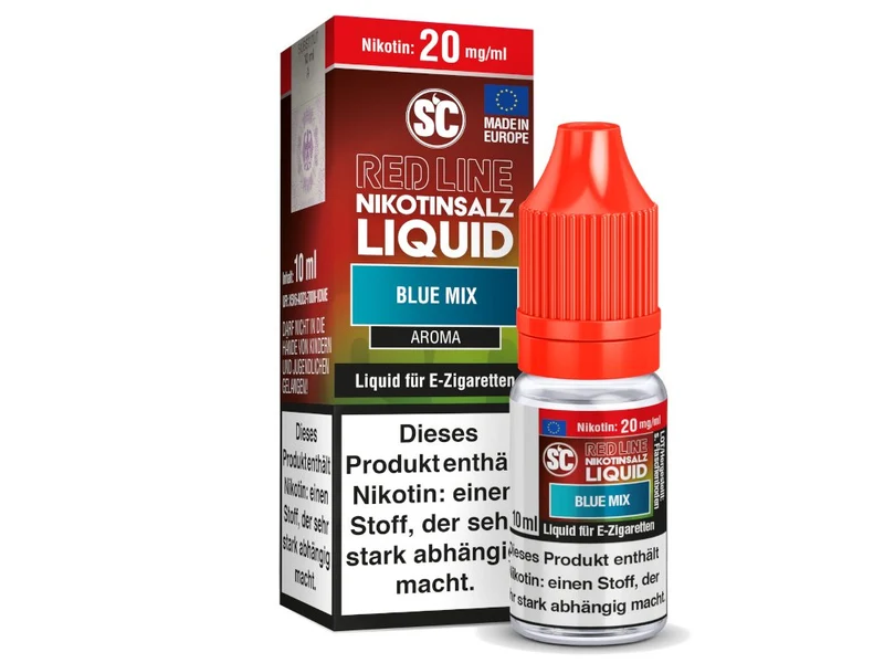SC Red Line Blue Mix Nikotinsalz Liquid – Beerenmix & Menthol (10ml)