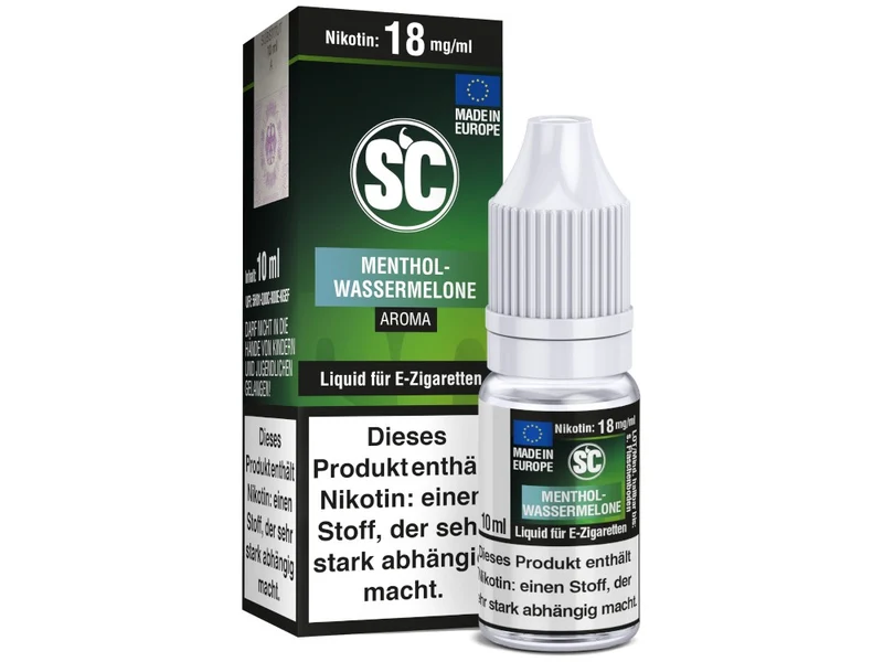 SC Menthol-Wassermelone E-Zigaretten Liquid – 10ml Fertigliquid