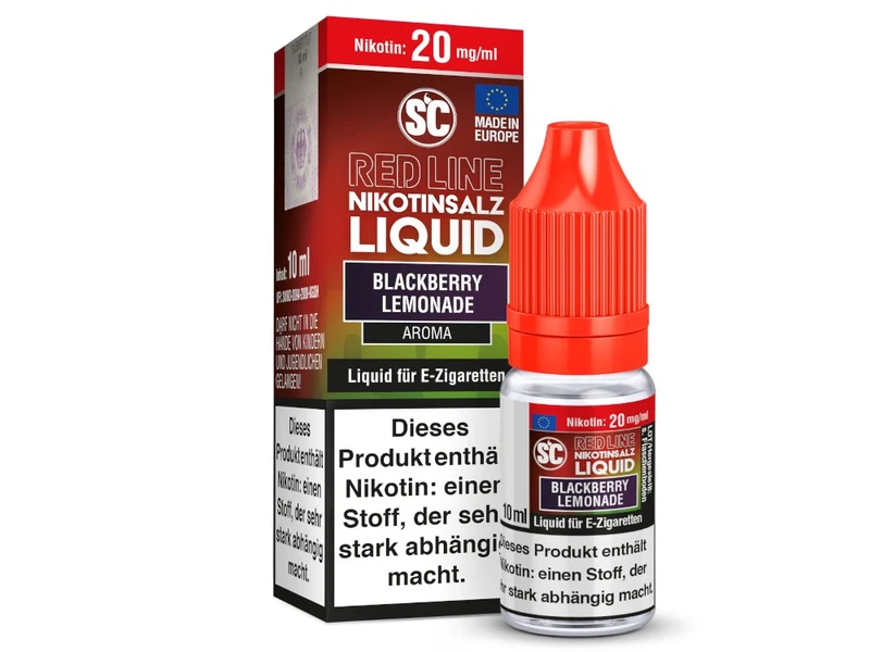 SC Red Line Blackberry Lemonade Nikotinsalz Liquid – Brombeerlimonade 10ml