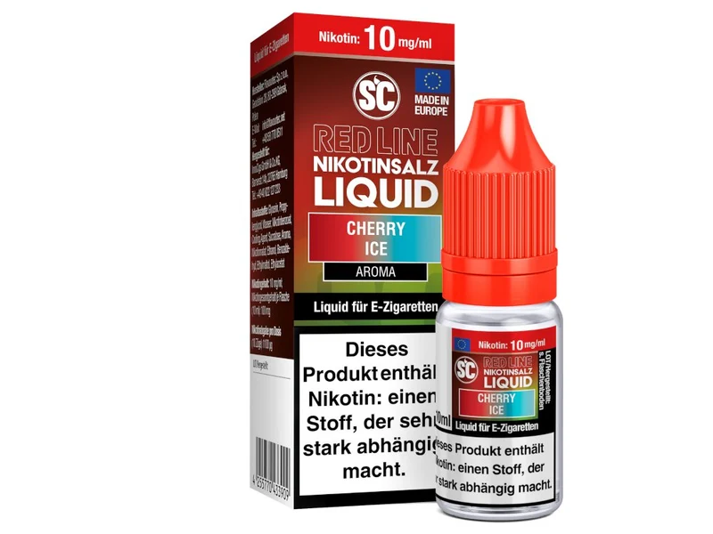 SC Red Line Cherry Ice Nikotinsalz Liquid – Fruchtige Kirsche & Frische