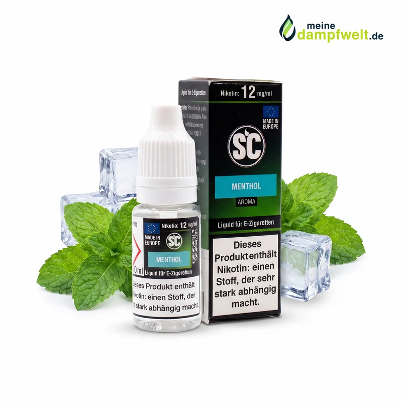 SC Menthol E-Zigaretten Liquid – 10ml Fertigliquid für E-Zigaretten