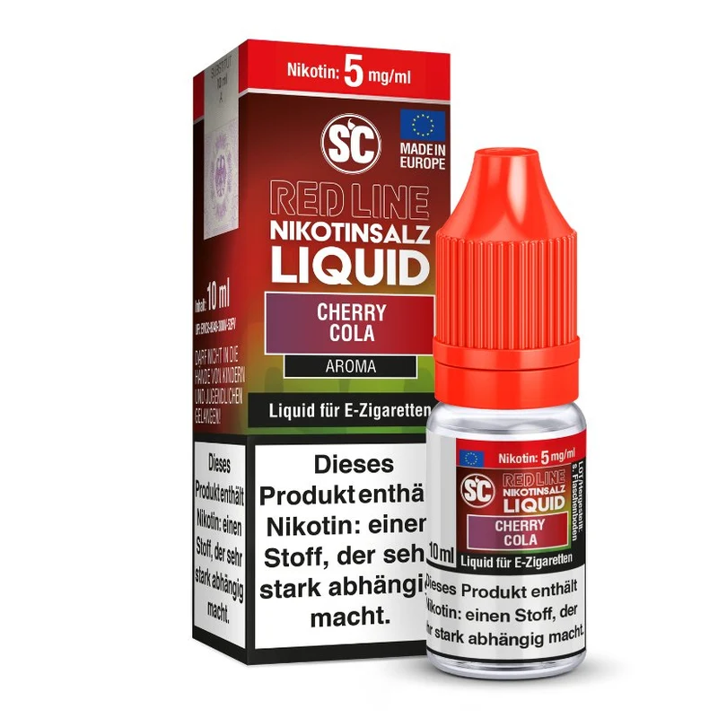 SC Red Line Cherry Cola Nikotinsalz Liquid – Intensives Aroma mit Frische
