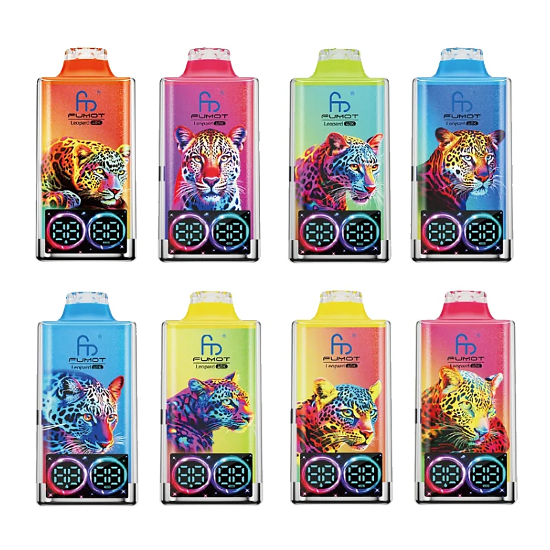 Fumot Leopard 40K Digital Display RGB Lights Einweg Kit (40000 Puffs) - 💥 Nehme 4 Zahle NUR 3! + Ab einem Einkauf von 100€ 2 Mystery Gratis💥
