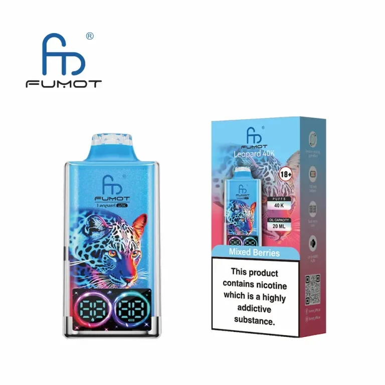 Fumot Leopard 40K Digital Display RGB Lights Einweg Kit (40000 Puffs) - 💥 Nehme 4 Zahle NUR 3! + Ab einem Einkauf von 100€ 2 Mystery Gratis💥