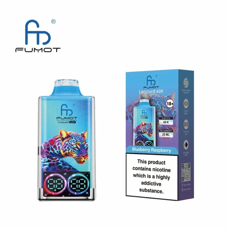 Fumot Leopard 40K Digital Display RGB Lights Einweg Kit (40000 Puffs) - 💥 Nehme 4 Zahle NUR 3! + Ab einem Einkauf von 100€ 2 Mystery Gratis💥