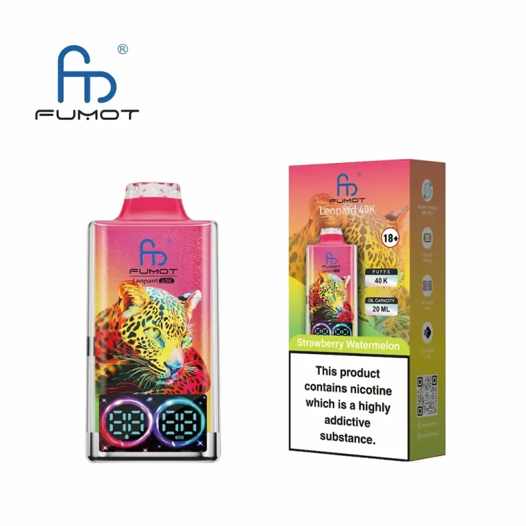 Fumot Leopard 40K Digital Display RGB Lights Einweg Kit (40000 Puffs) - 💥 Nehme 4 Zahle NUR 3! + Ab einem Einkauf von 100€ 2 Mystery Gratis💥